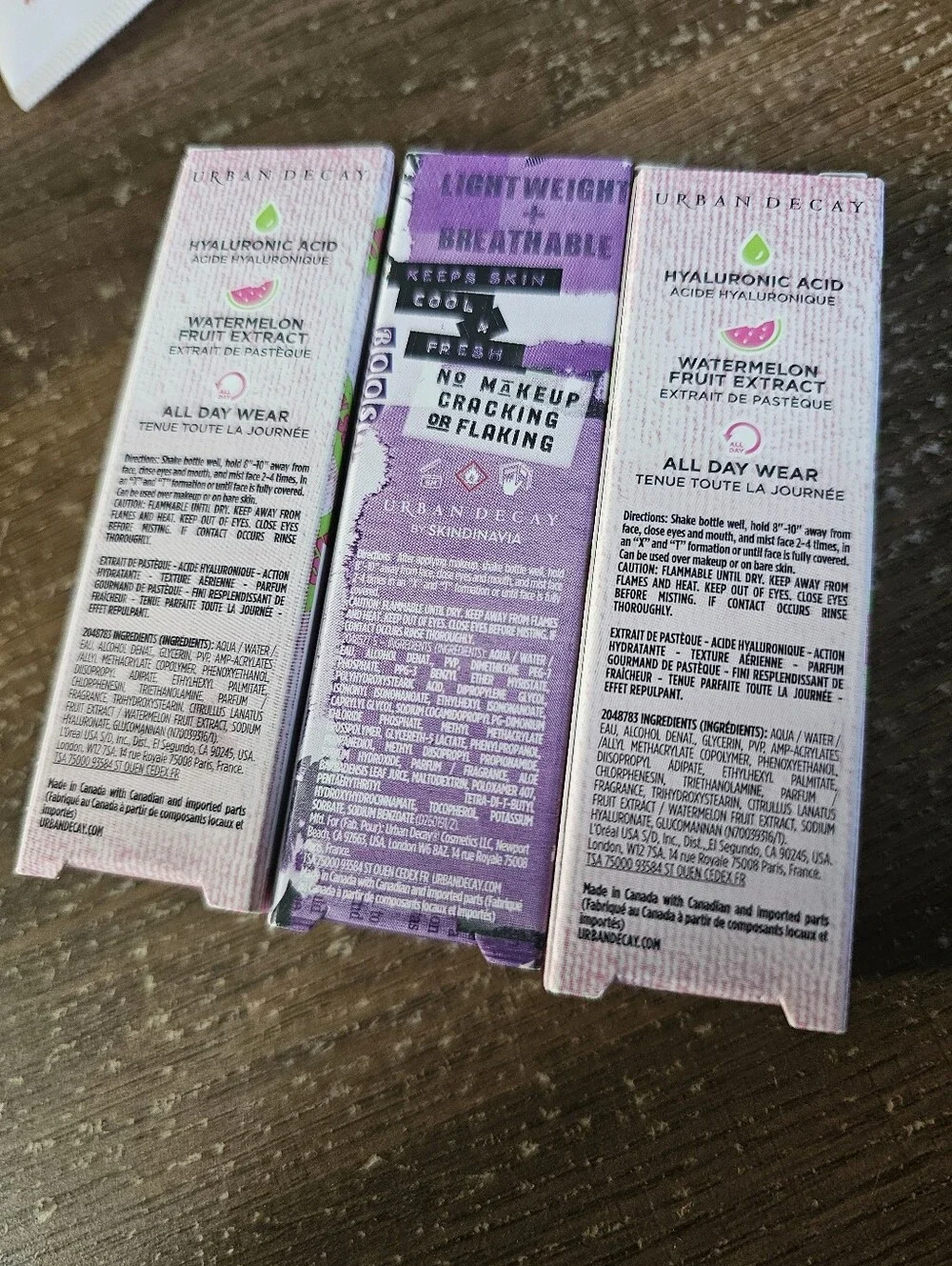 Urban Decay All Nighter Long Lasting Makeup Setting Spray Bundle 15 ml X 3 Boxes